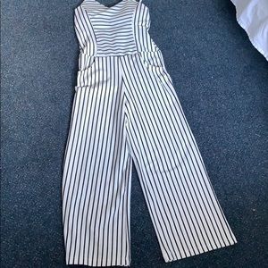 Striped jumpsuit